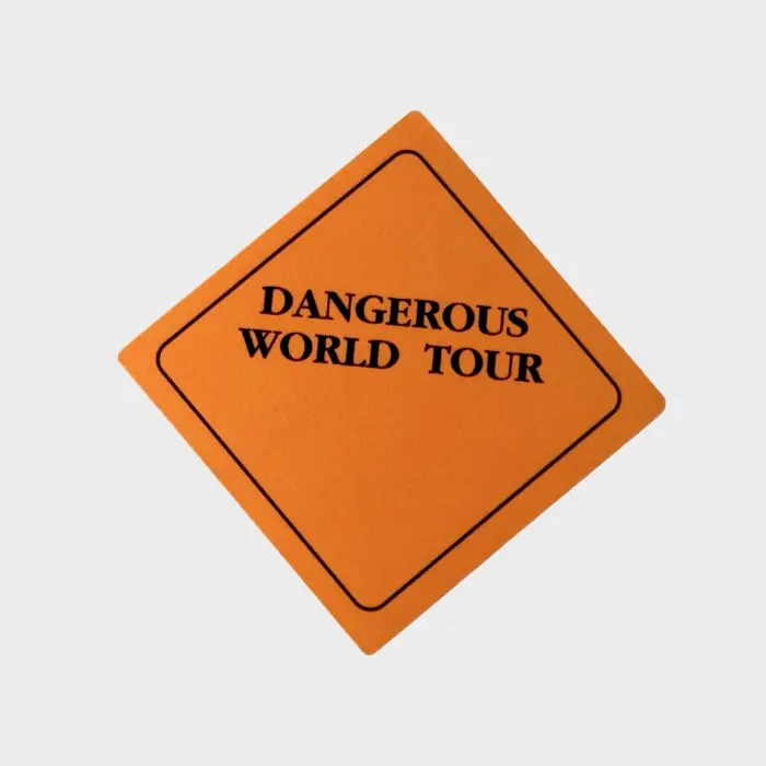Michael Jackson Dangerous Tour Cloth Backstage Pass