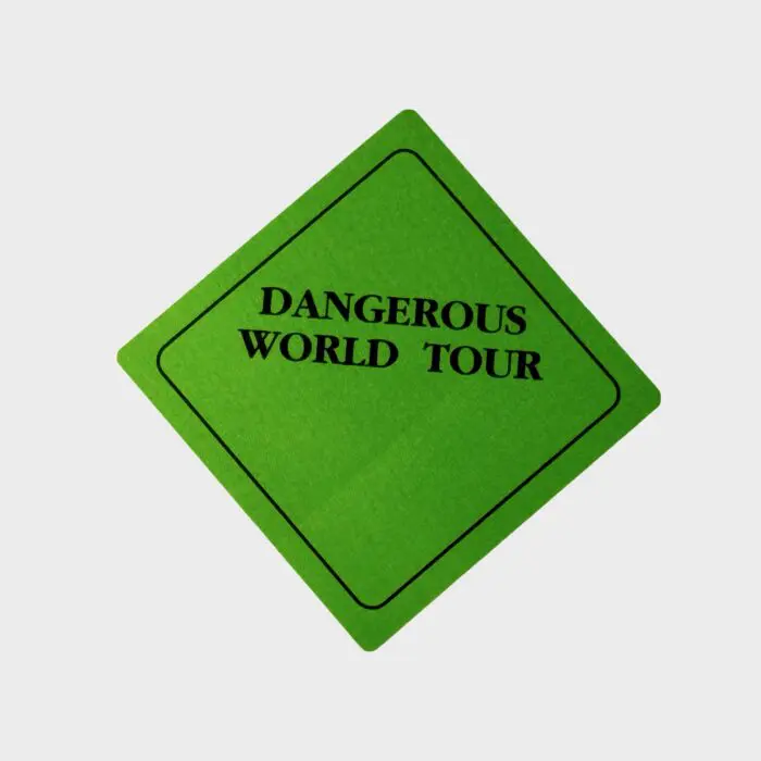 Michael Jackson Dangerous Tour Cloth Backstage Pass