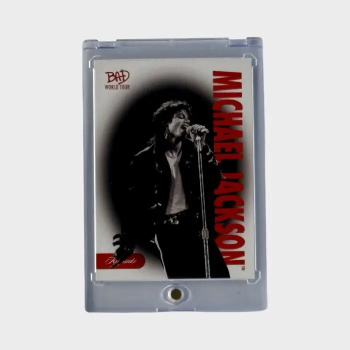 Michael Jackson BAD Tour Keepsake Trading Card # 3 Red Parallel 58/87 Base