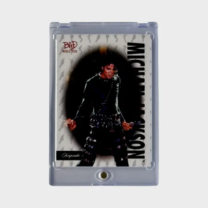 Michael Jackson BAD Tour Keepsake Trading Card # 16 Silhouette Base