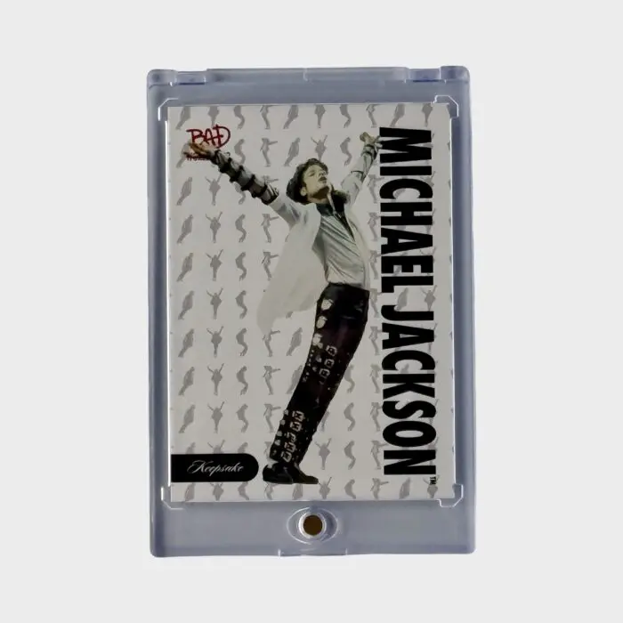 Michael Jackson BAD Tour Keepsake Trading Card # 22 Silhouette Base