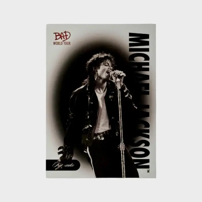 Michael Jackson BAD Tour Keepsake Trading Card # 3 Rainbow Base