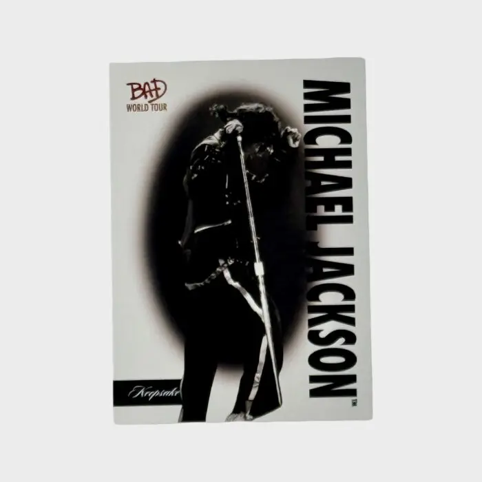 Michael Jackson BAD Tour Keepsake Trading Card # 4 Rainbow Base