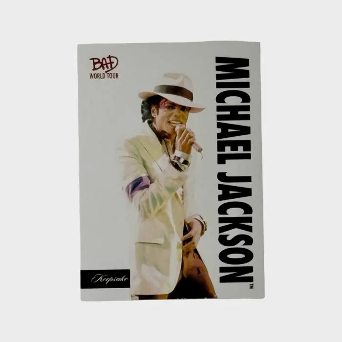 Michael Jackson BAD Tour Keepsake Trading Card # 14 Rainbow Base