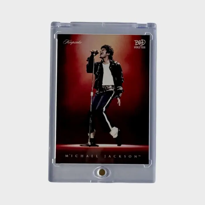 Michael Jackson BAD Tour Keepsake Trading Card # 31 Red Spotlight Base 38/87