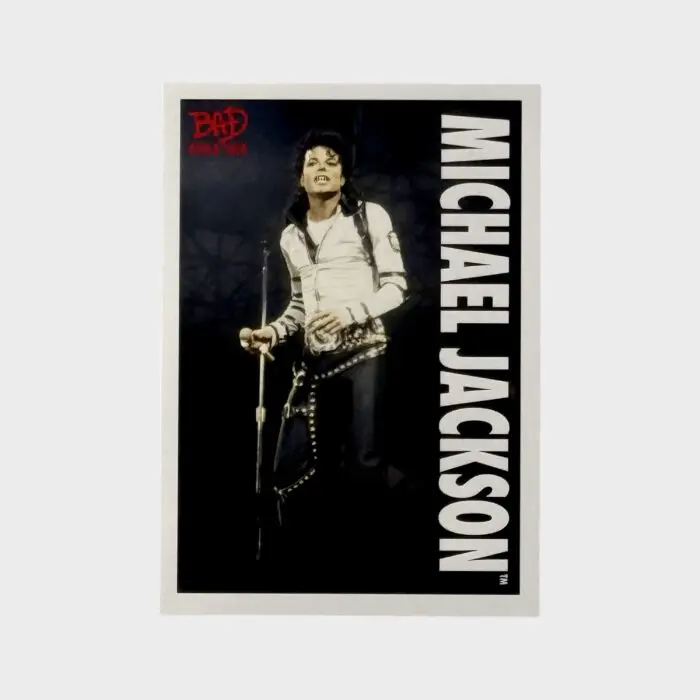 Michael Jackson BAD Tour Keepsake Trading Card # 69 Base Shortprint White