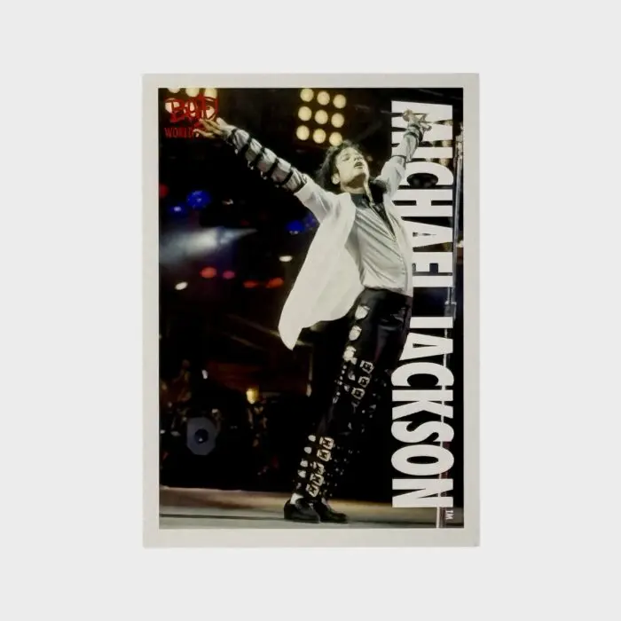 Michael Jackson BAD Tour Keepsake Trading Card # 83 Base Shortprint White