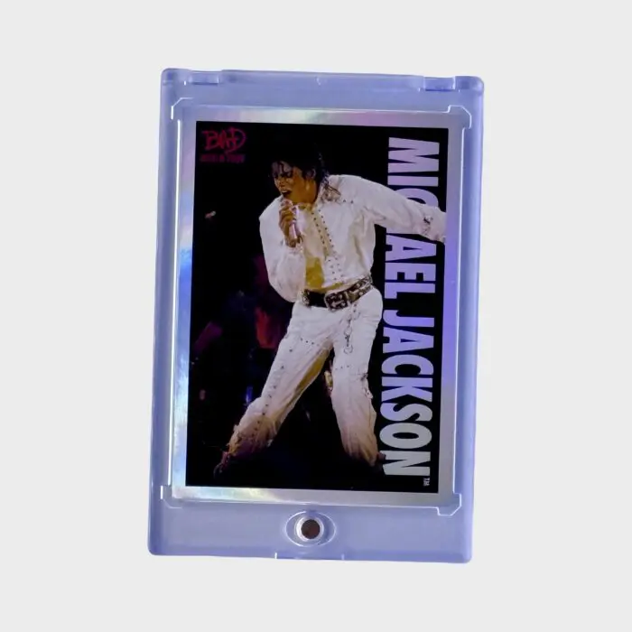 Michael Jackson BAD Tour Keepsake Trading Card # 67 Base Shortprint White