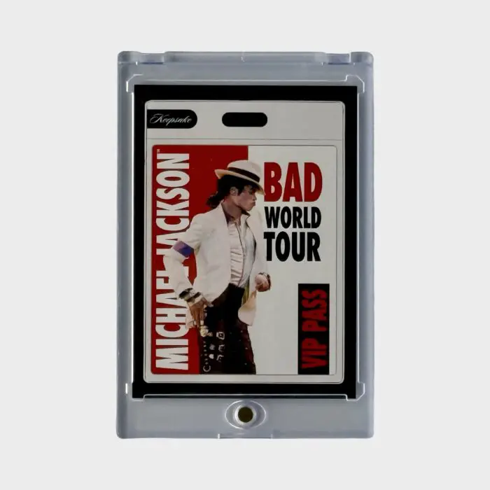 Michael Jackson BAD Tour Keepsake Trading Card # 107 VIP Pass Base