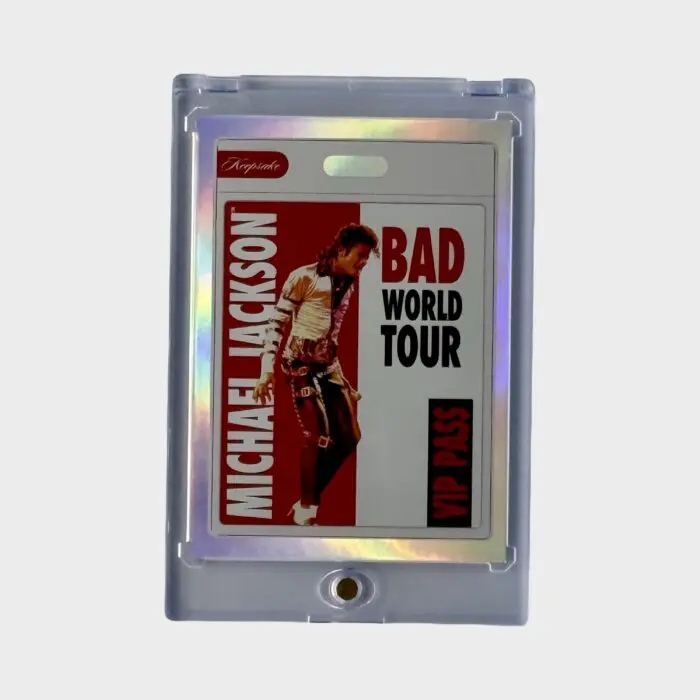 Michael Jackson BAD Tour Keepsake Trading Card # 111 VIP Pass Platinum