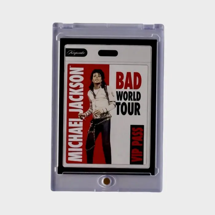 Michael Jackson BAD Tour Keepsake Trading Card # 113 VIP Pass Base