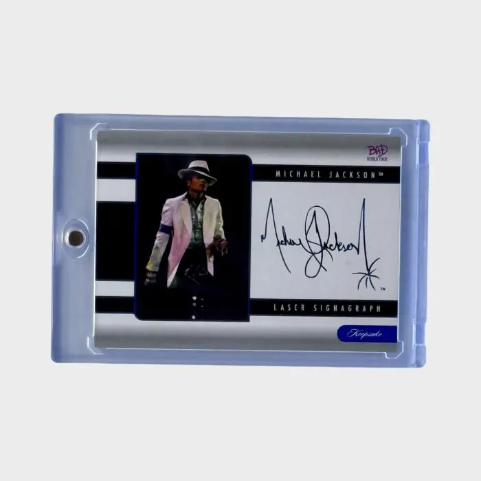 Michael Jackson BAD Tour Keepsake Trading Card # 140 Laser SignaGraph