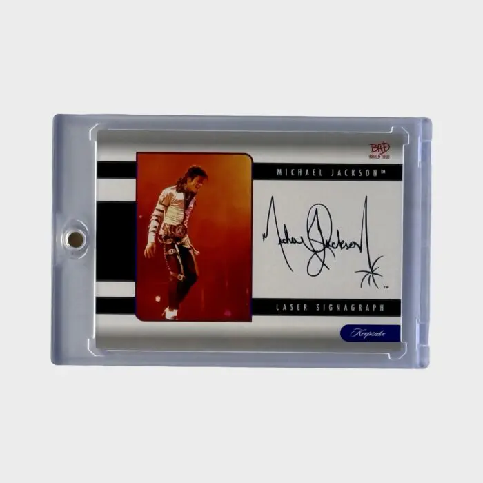 Michael Jackson BAD Tour Keepsake Trading Card # 142 Laser SignaGraph