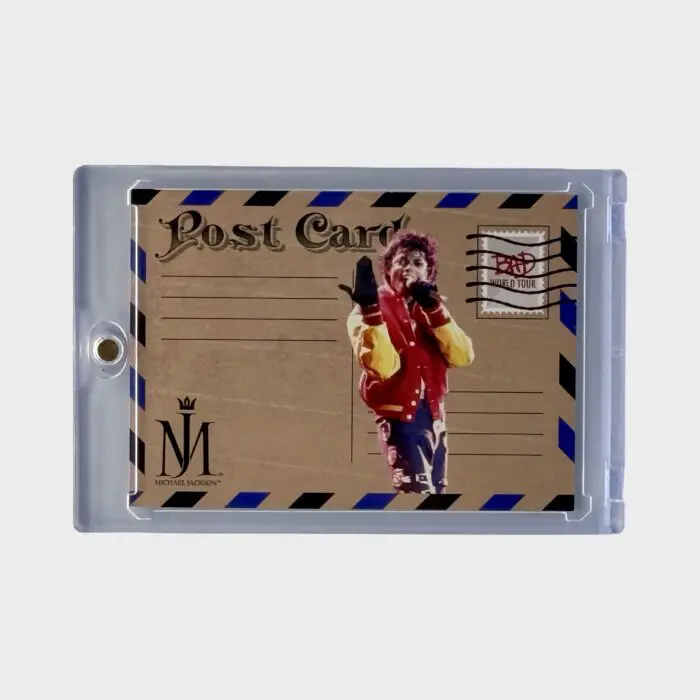 Michael Jackson BAD Tour Keepsake Trading Card # 159 Postcard