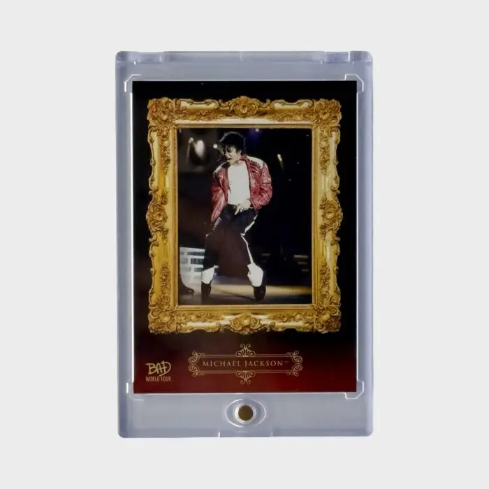 Michael Jackson BAD Tour Keepsake Trading Card # 210 Red Parallel 77/87 Gallery