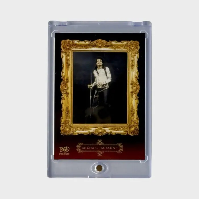 Michael Jackson BAD Tour Keepsake Trading Card # 226 Red Parallel 65/87 Gallery