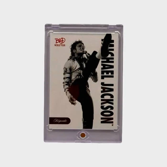Michael Jackson BAD Tour Keepsake Trading Card # 27 Rainbow Base