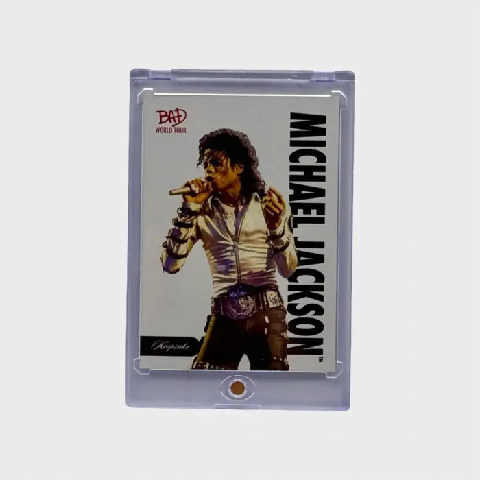 Michael Jackson BAD Tour Keepsake Trading Card # 10 Rainbow Base