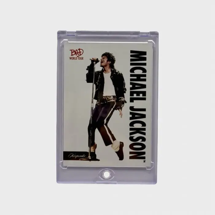 Michael Jackson BAD Tour Keepsake Trading Card # 1 Rainbow Base