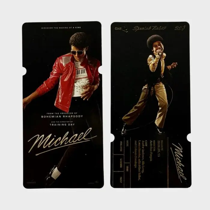 Michael (2026) Promo Movie Souvenir Collectible Ticket (Korea)