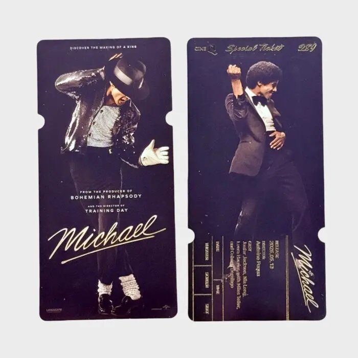 Michael (2026) Promo Movie Souvenir Collectible Ticket (Korea)