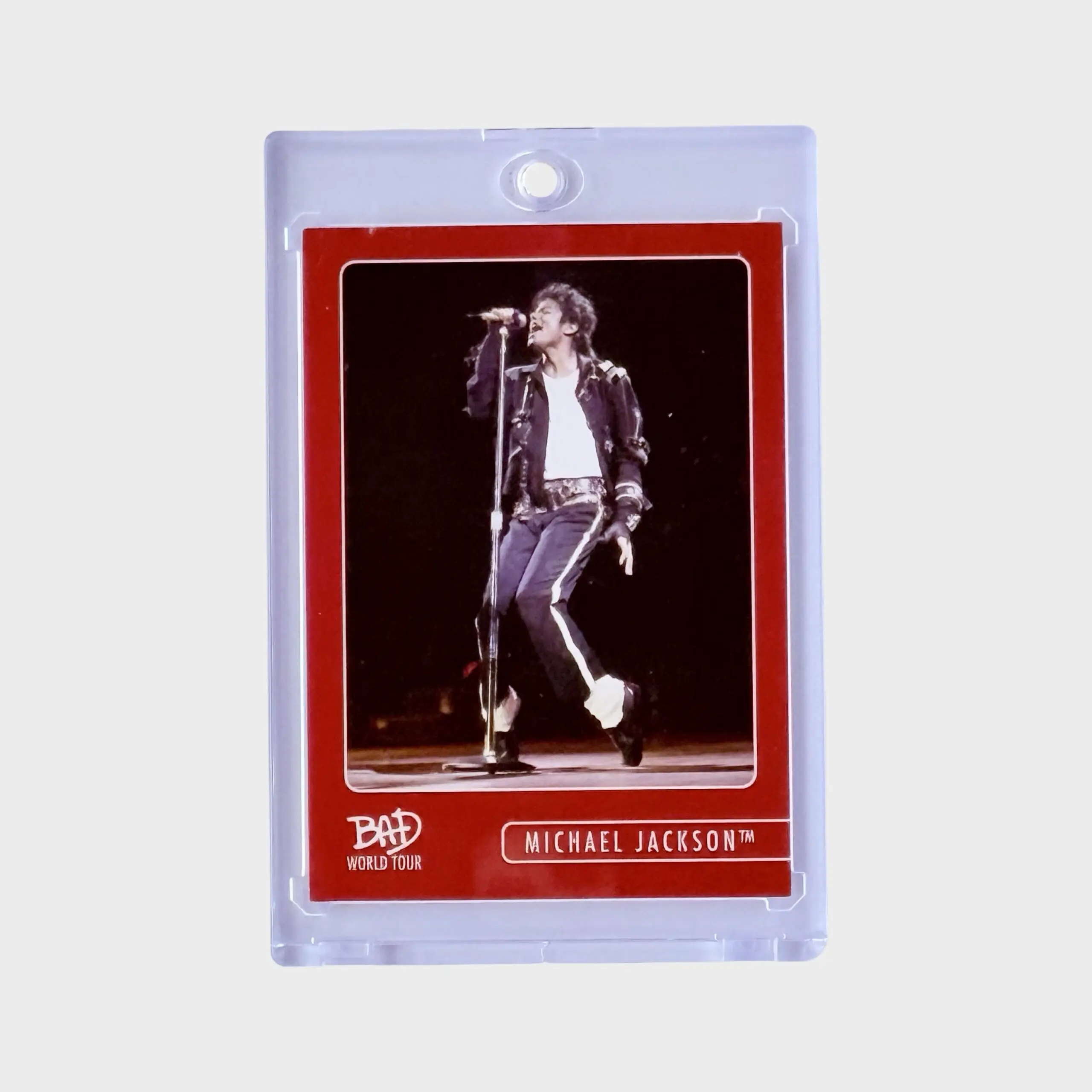 Michael Jackson BAD Tour Keepsake Trading Card # 86 Base Throwback