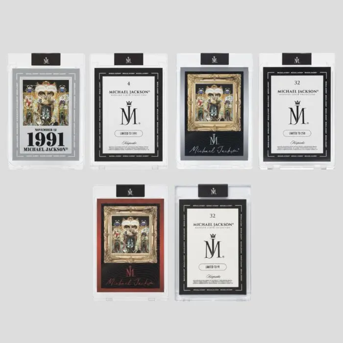 Michael Jackson Keepsake Vegas LVL Album Collection - Set of 3 Dangerous Trading Cards