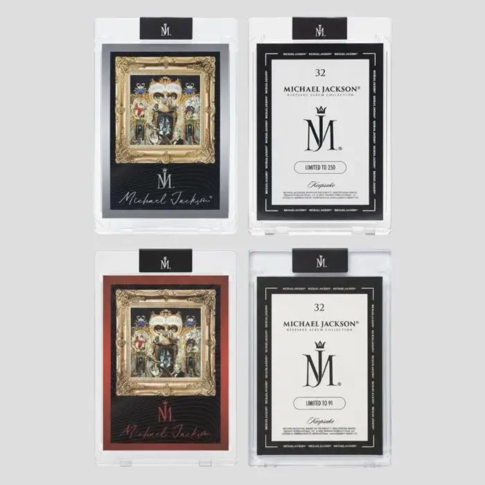 Michael Jackson Keepsake Vegas LVL Album Collection - Set of 2 Dangerous Trading Cards