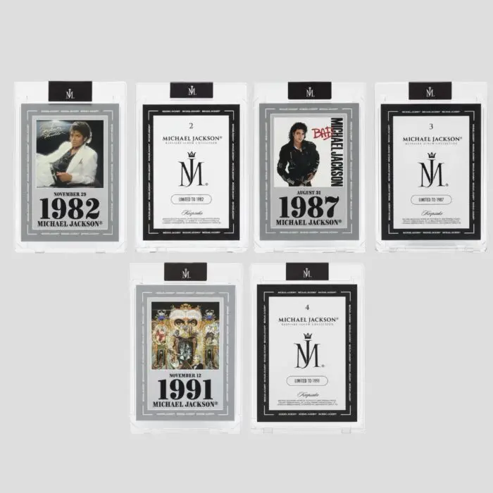 Michael Jackson Keepsake Vegas LVL Album Collection - Set of 3 Trading Cards