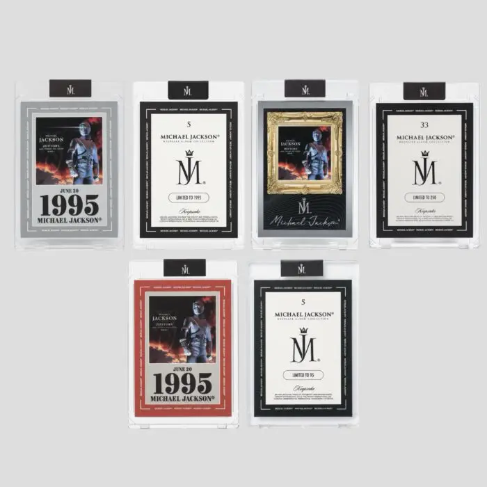 Michael Jackson Keepsake Vegas LVL Album Collection - Set of 3 HIStory Trading Cards