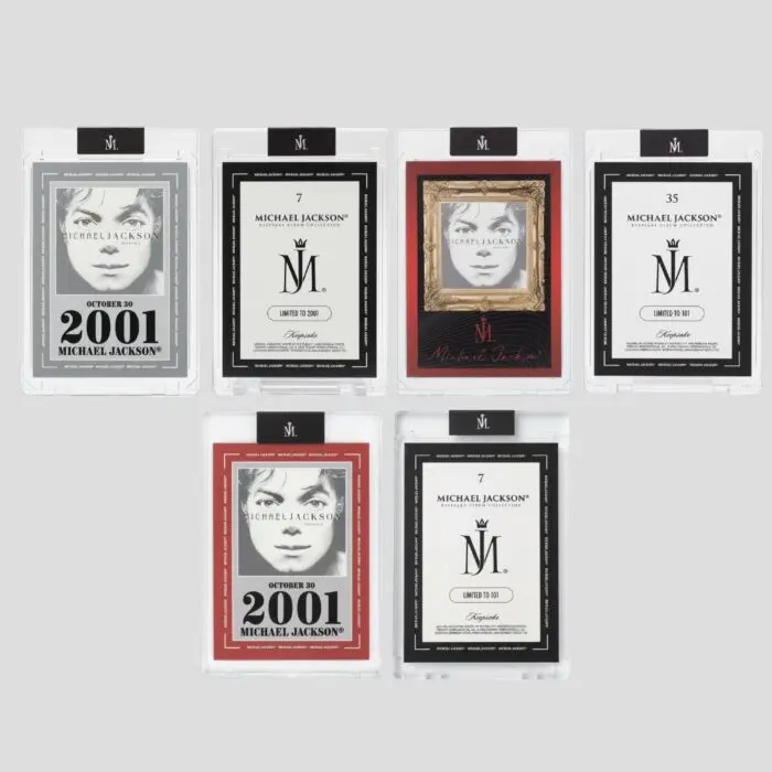 Michael Jackson Keepsake Vegas LVL Album Collection - Set of 3 Invincible Trading Cards