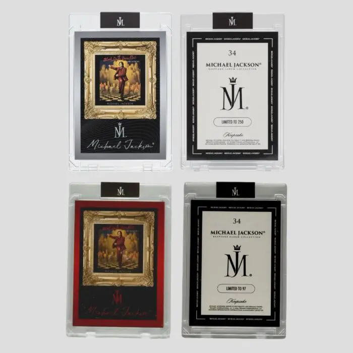 Michael Jackson Keepsake Vegas LVL Album Collection - Set of 2 Blood On The Dance Floor Trading Cards
