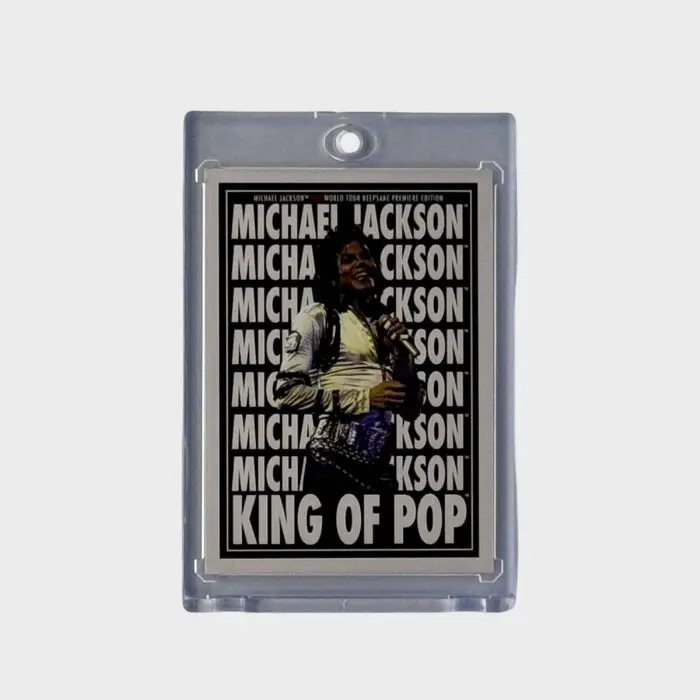 Michael Jackson BAD Tour Keepsake Trading Card # 198 Poster Base