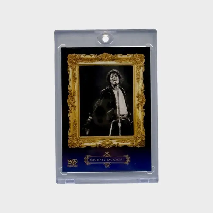 Michael Jackson BAD Tour Keepsake Trading Card # 217 Gallery Blue Base