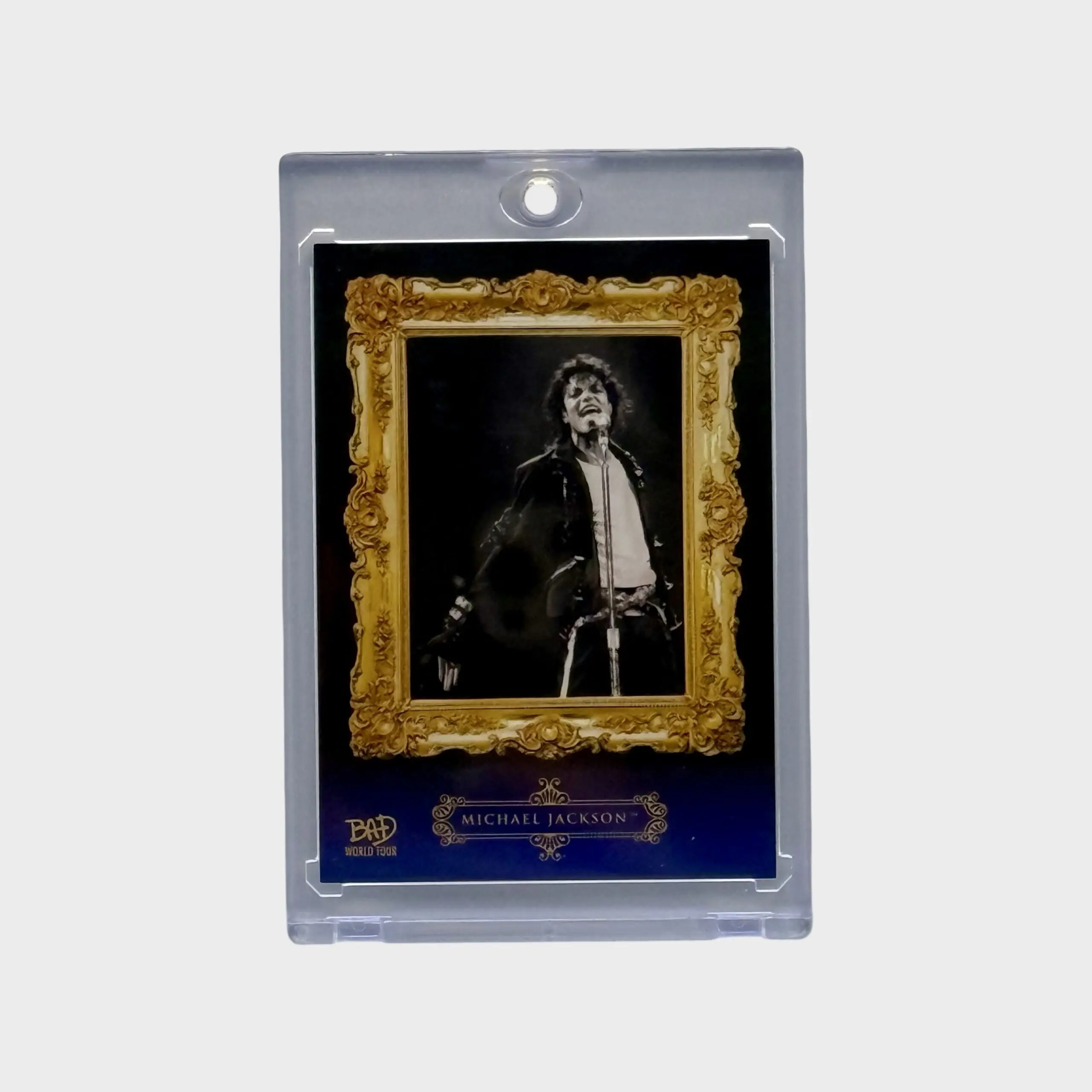 Michael Jackson BAD Tour Keepsake Trading Card # 217 Gallery Blue