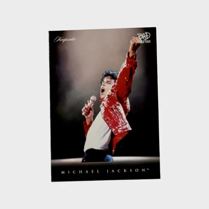 Michael Jackson BAD Tour Keepsake Trading Card # 48 Spotlight Base Foil