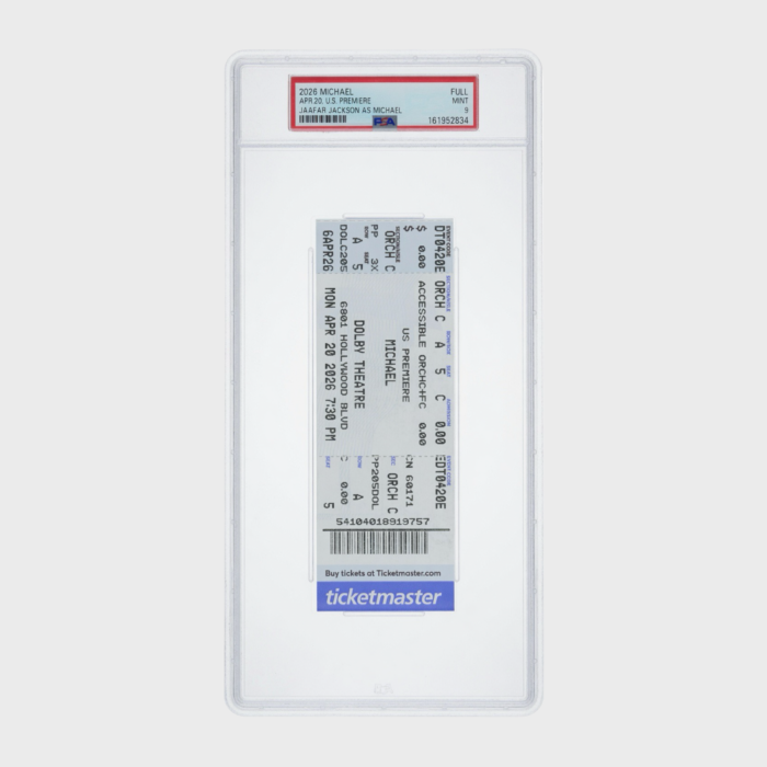 Michael (2026) Hollywood US Movie Premiere Original PSA Graded Ticket