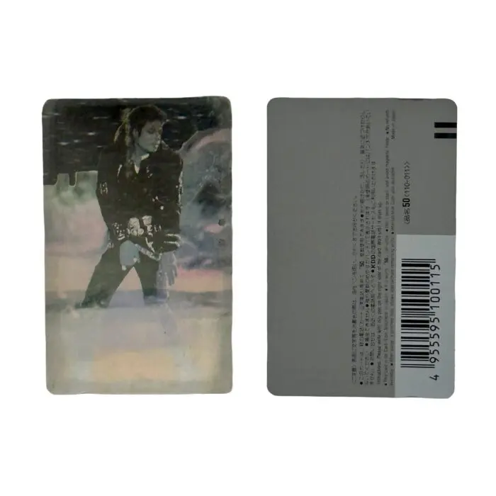 Michael Jackson BAD World Tour 1988 Phone card Hologram (Japan)