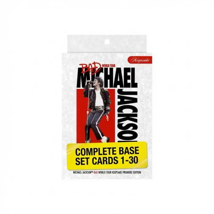 Michael Jackson BAD Tour Keepsake Trading Card Full Base Set