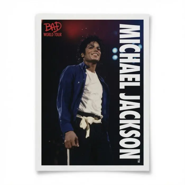 Michael Jackson BAD Tour Keepsake Trading Card #78 | Shortprint | Base