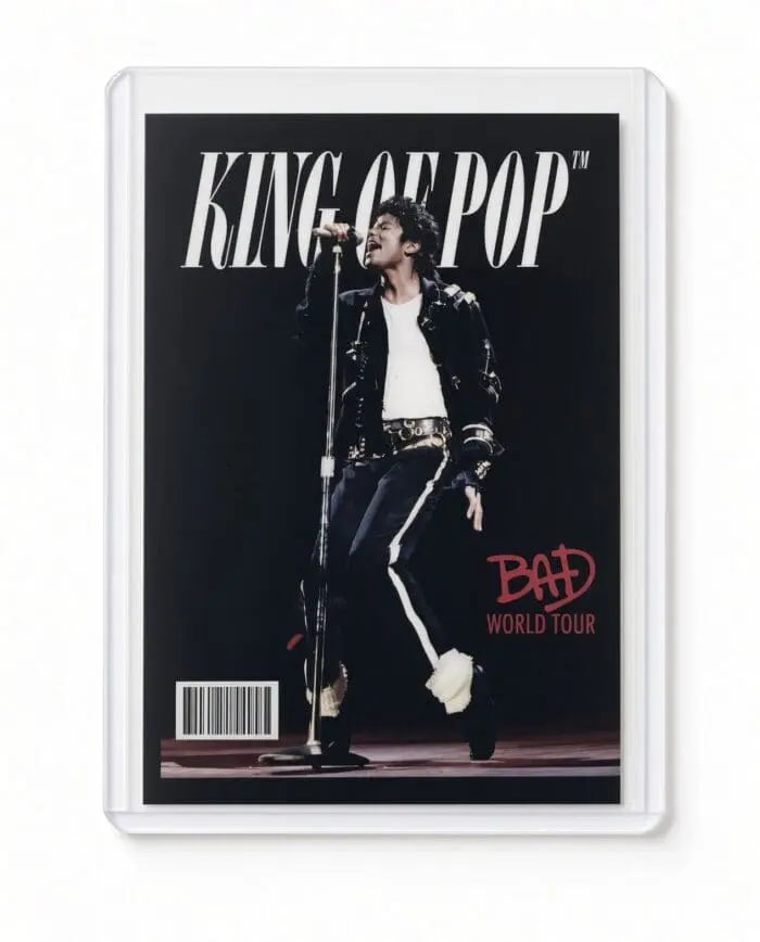 Michael Jackson BAD Keepsake Trading #254 Headlines Hologram
