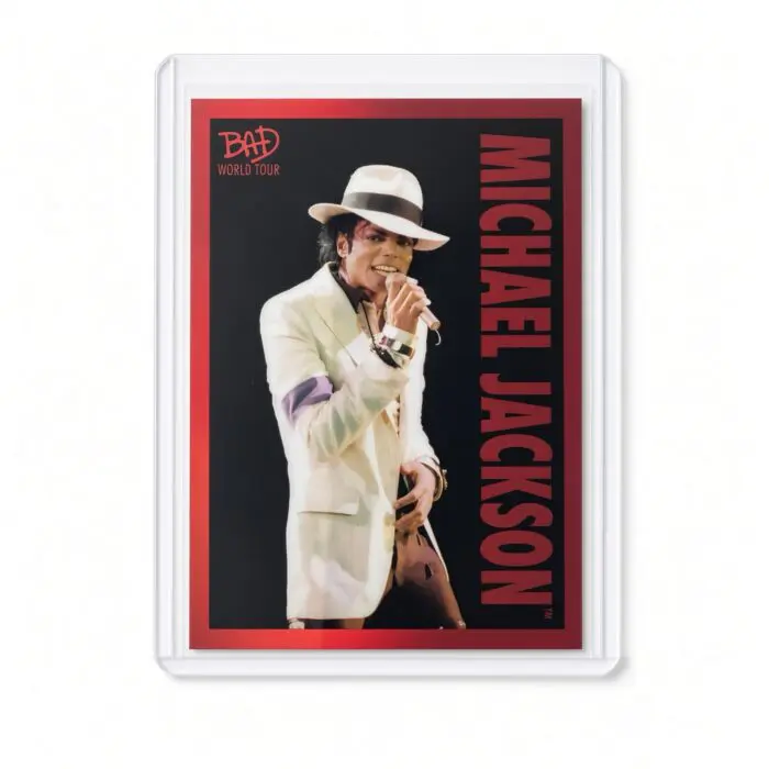 Michael Jackson BAD Keepsake Trading #74 Shortprint  | Red Hologram 25/87