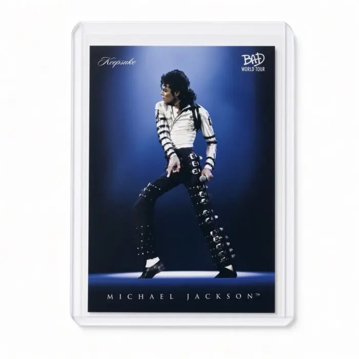 Michael Jackson BAD Tour Keepsake Trading Card #53 | Spotlight | Base Blue