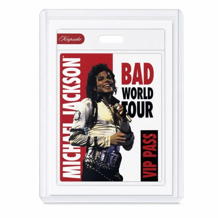 Michael Jackson BAD Tour Keepsake Trading Card #106 | VIP Pass | Base