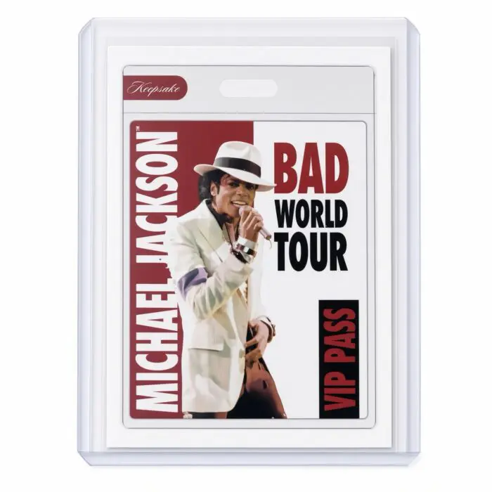 Michael Jackson BAD Tour Keepsake Trading Card #108 | VIP Pass | Base
