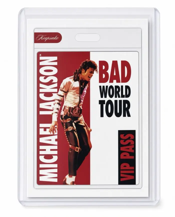 Michael Jackson BAD Tour Keepsake Trading Card #111 | VIP Pass | Base