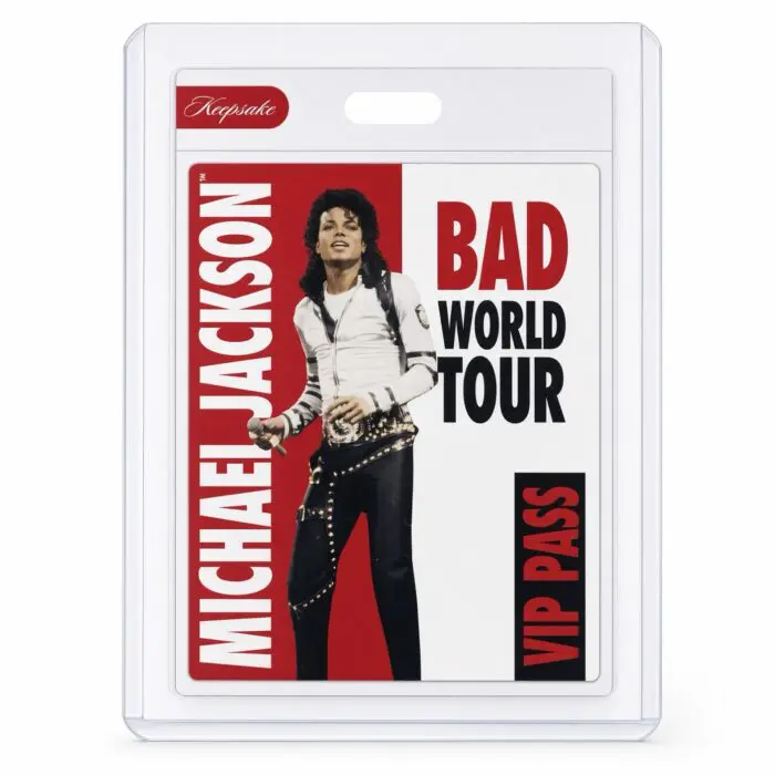 Michael Jackson BAD Tour Keepsake Trading Card #113 | VIP Pass | Base