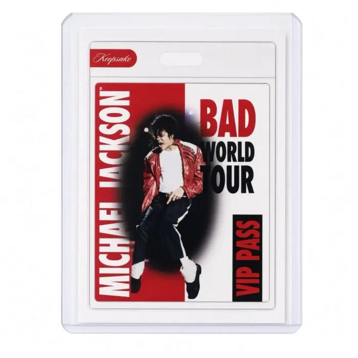 Michael Jackson BAD Tour Keepsake Trading Card #115 | VIP Pass | Base