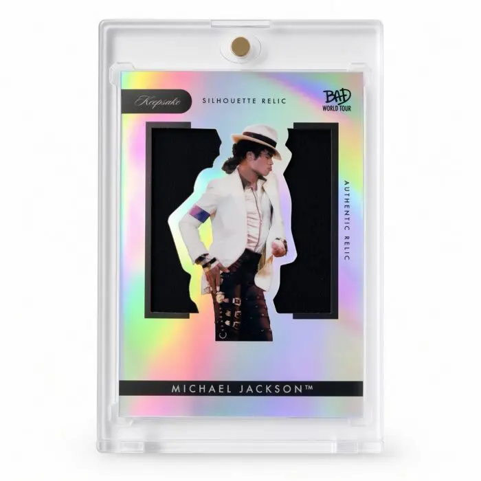 Michael Jackson Bad World Tour Keepsake #266 Silhouette Jacket Relic Hologram