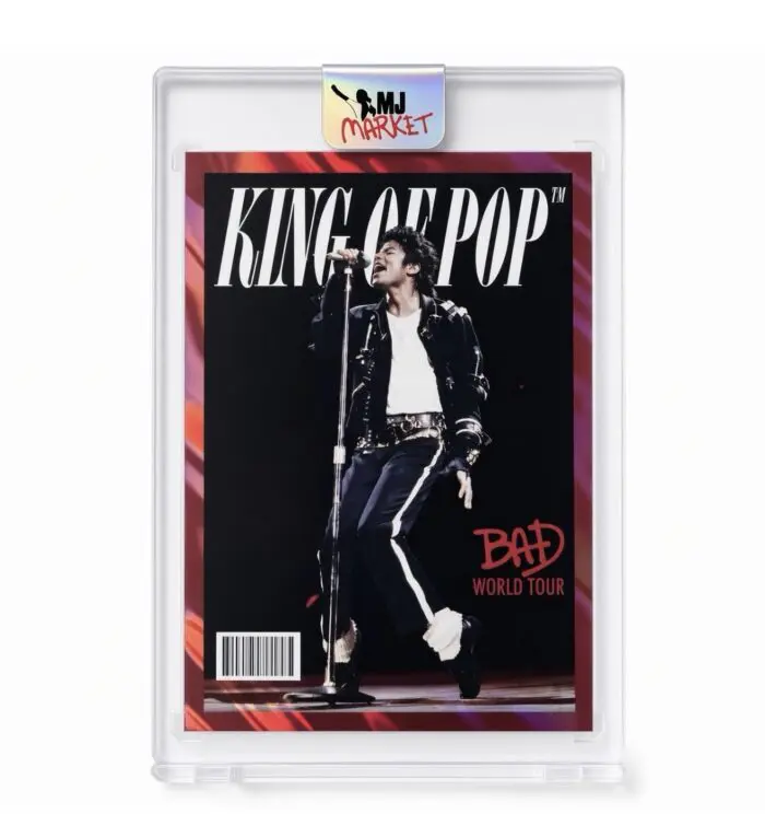 Michael Jackson BAD Keepsake Trading #254 Now Presenting | Red Foil 03/87
